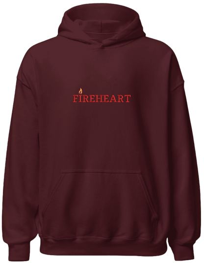 Fireheart rosu hoodie Throne of Glass - Thread Muse