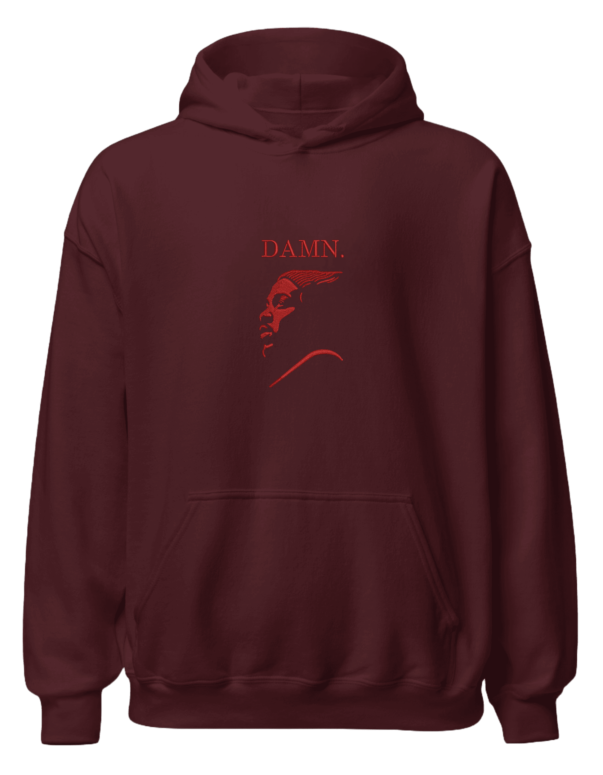 Damn portrait hoodie Kendrick Lamar - Thread Muse