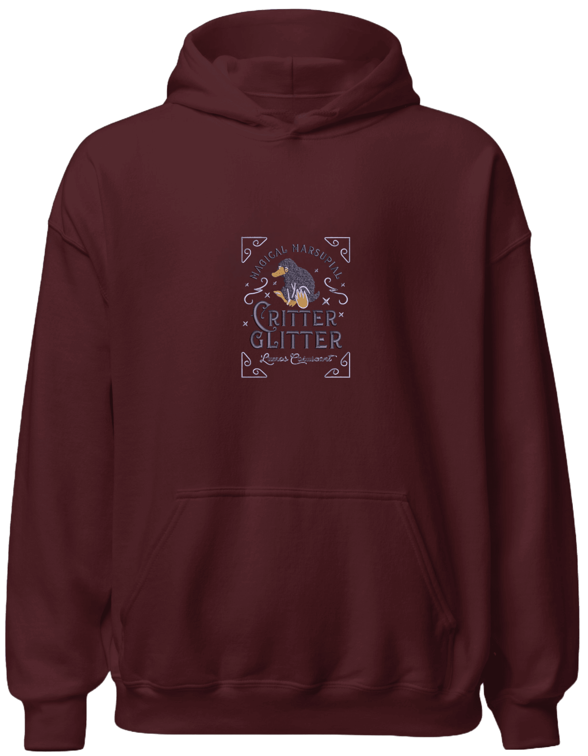 Glitter hoodie Harry Potter - Thread Muse