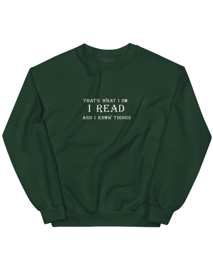 I know things sweatshirt Game of Thrones - Thread Muse