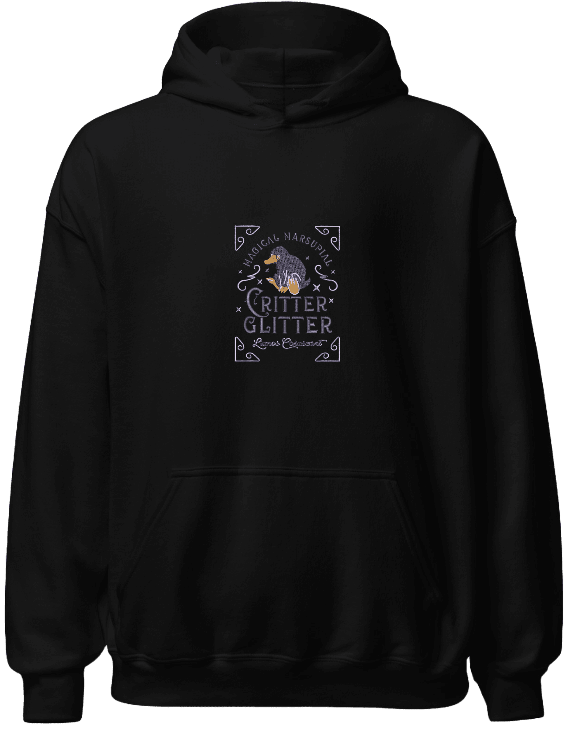 Glitter hoodie Harry Potter - Thread Muse