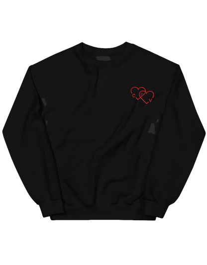Hearts initiale sweatshirt - Thread Muse
