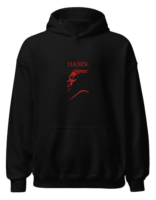 Damn portrait hoodie Kendrick Lamar - Thread Muse