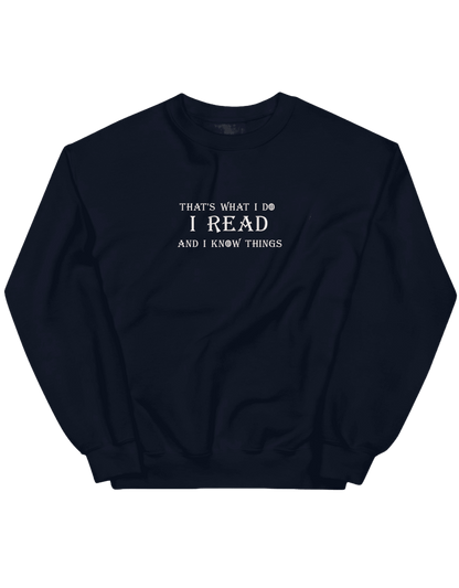 I know things sweatshirt Game of Thrones - Thread Muse