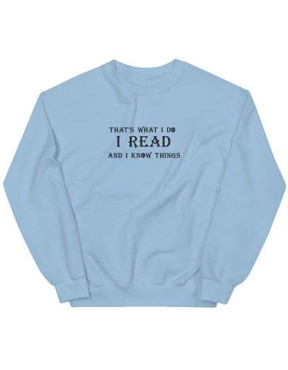 I know things sweatshirt Game of Thrones - Thread Muse