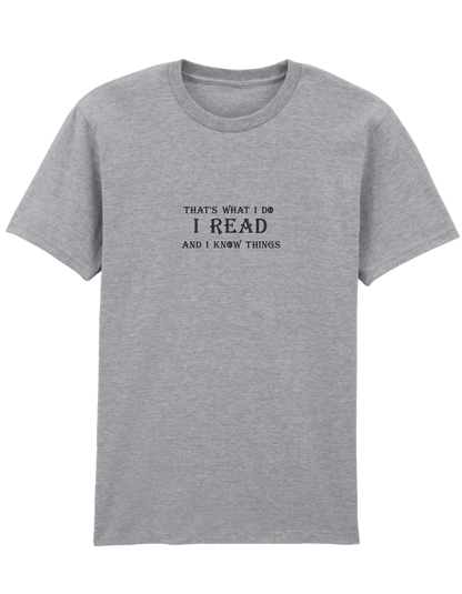 I know things tricou Game of Thrones - Thread Muse