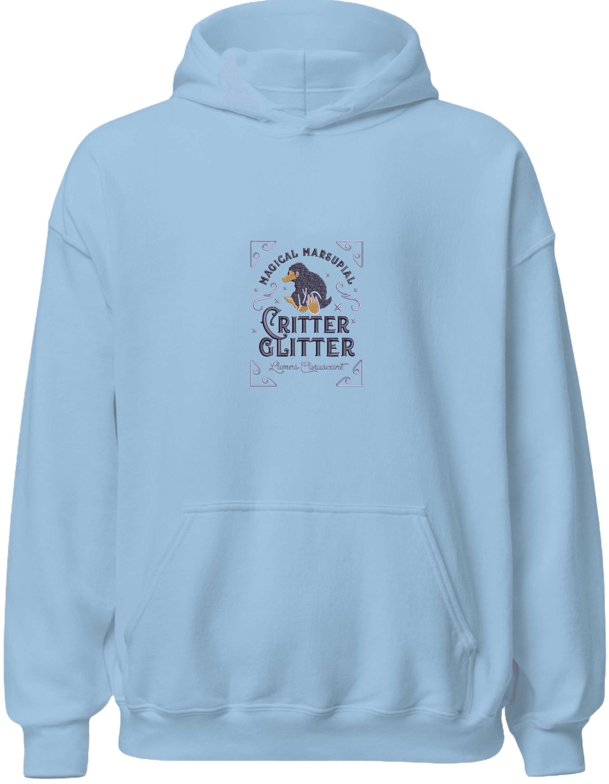 Glitter hoodie Harry Potter - Thread Muse
