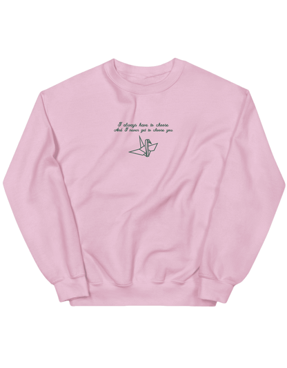 Choose you sweatshirt Manacled bookish - Thread Muse