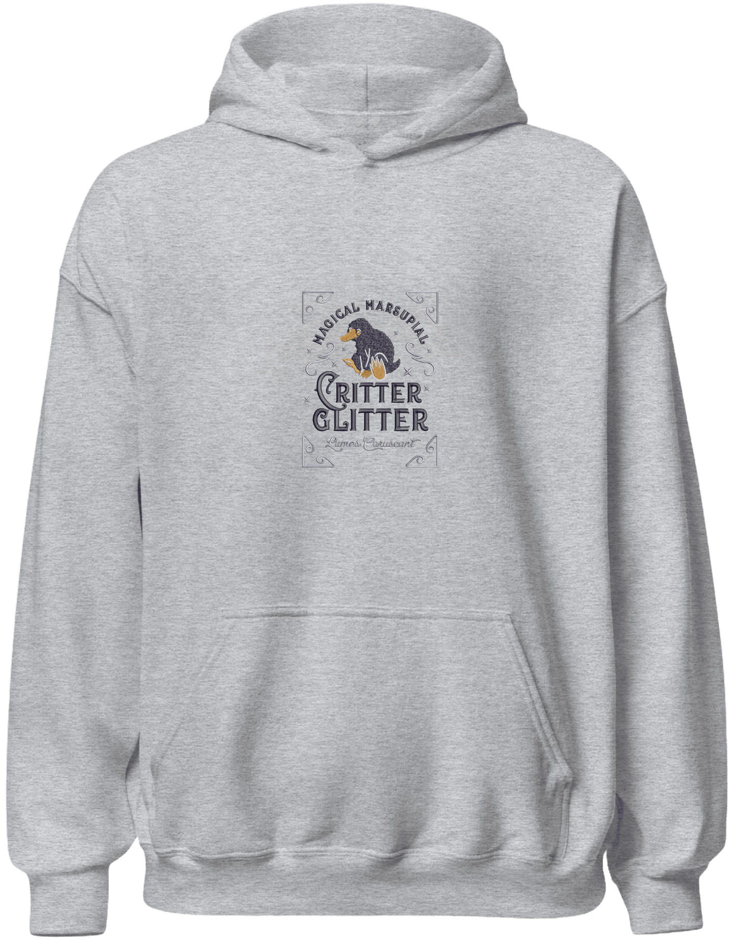 Glitter hoodie Harry Potter - Thread Muse