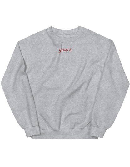 Mine/Yours sweatshirt - Thread Muse
