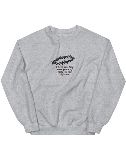 Peace of mind sweatshirt - Thread Muse