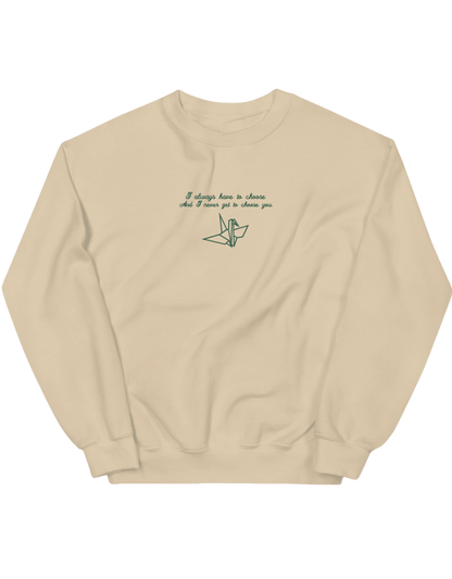 Choose you sweatshirt Manacled bookish - Thread Muse
