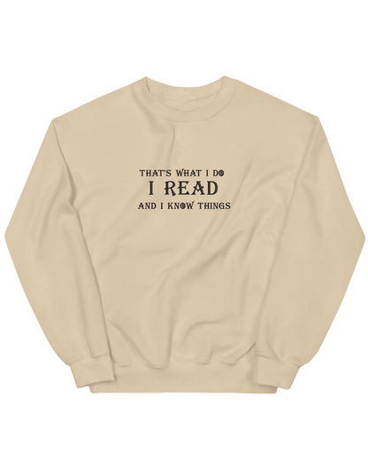I know things sweatshirt Game of Thrones - Thread Muse
