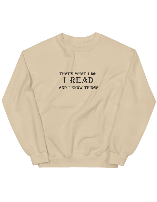 I know things sweatshirt Game of Thrones - Thread Muse