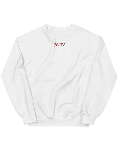 Mine/Yours sweatshirt - Thread Muse