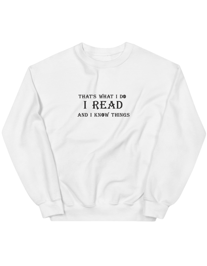 I know things sweatshirt Game of Thrones - Thread Muse