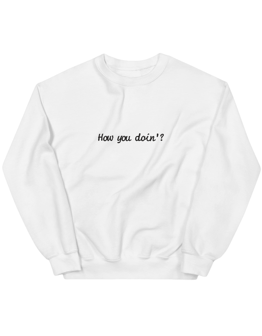 How you doin sweatshirt Friends - Thread Muse