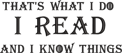 I know things tricou Game of Thrones - Thread Muse