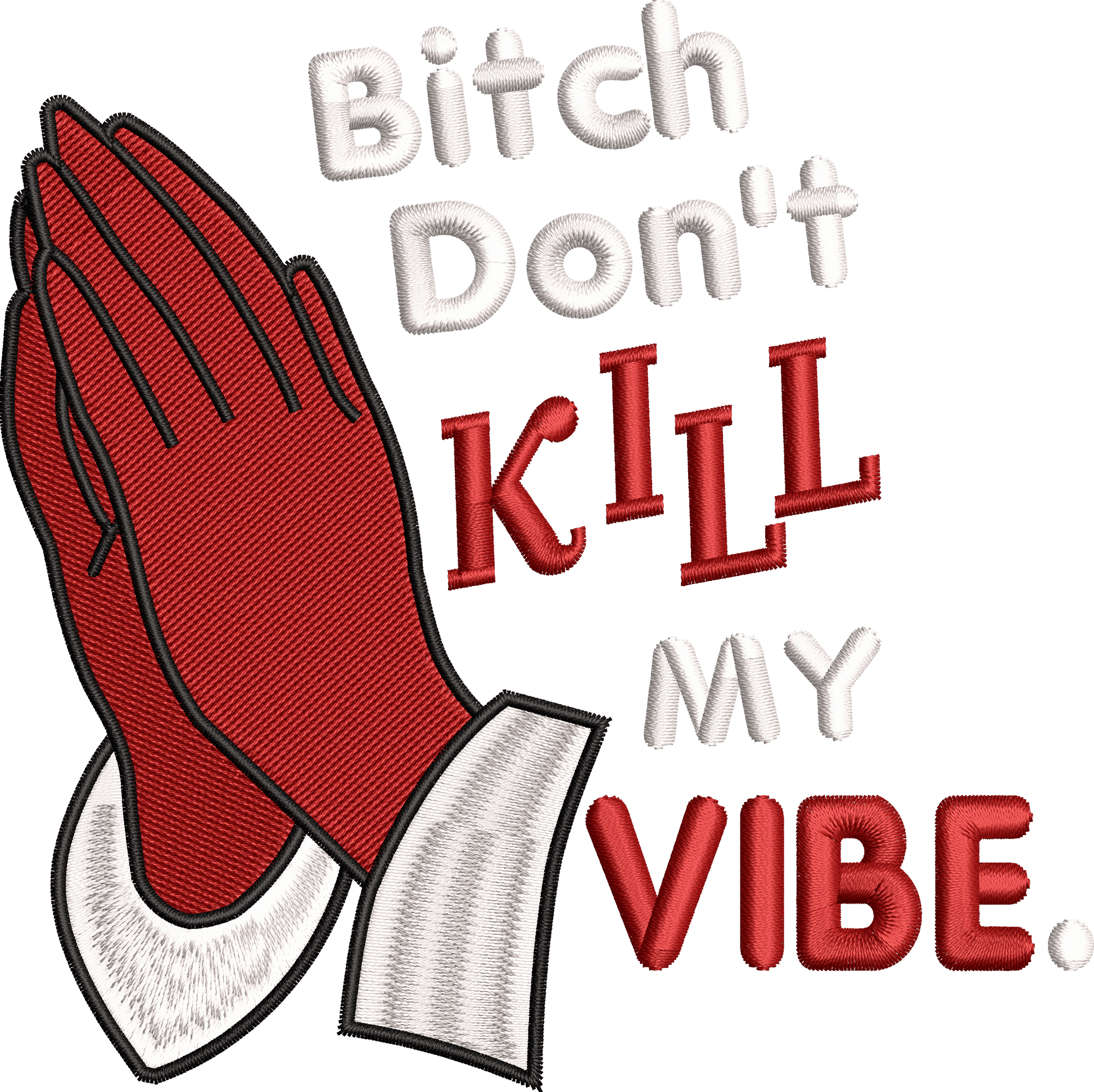 Kill my vibe hoodie - Thread Muse