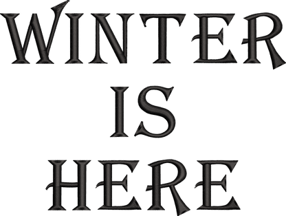 Winter is here tricou Game of Thrones - Thread Muse